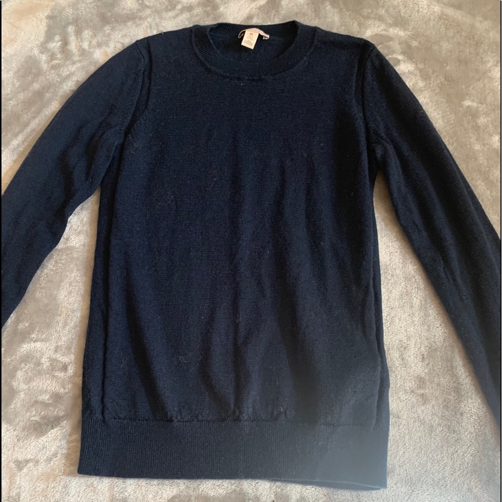 navy blue GAP sweater